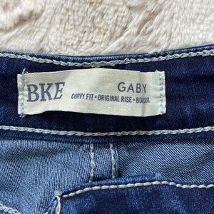 BKE Gaby Curvy Fit High-Rise Dark Blue Jeans Bootcut